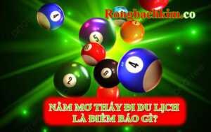 nằm mơ thấy đi du lịch